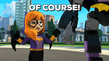 dc super hero girls yes GIF by LEGO