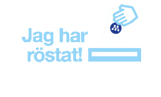 Vote Election Sticker by Moderaterna