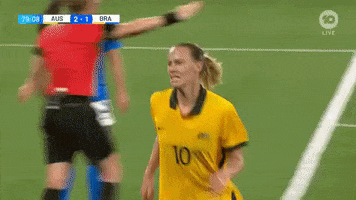 Happy Emily Van Egmond GIF by Football Australia