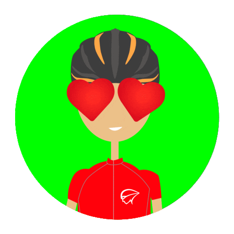 Bike Love Sticker by Mauro Ribeiro Sports