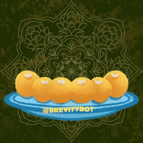 Brevitybot sweets diwali deepavali laddoo GIF