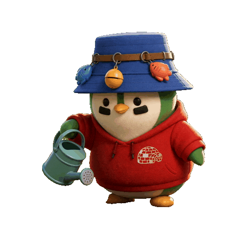 Flower Penguin Sticker by Zaddy