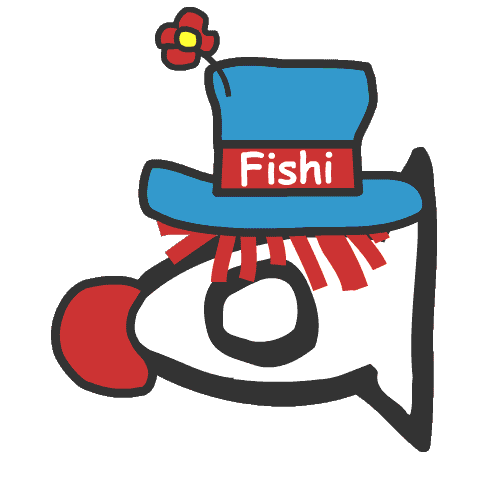Clown Fish Hat Sticker by Fishi.World