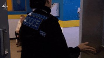 Embarrassed Police Station GIF by Hollyoaks