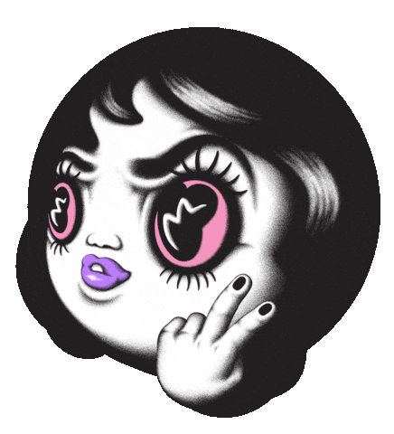 Girl Watching Sticker by Ahoy