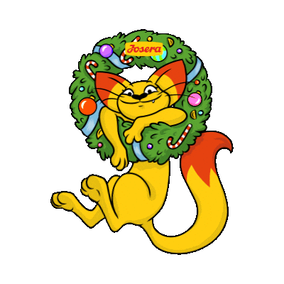 Christmas Tree Dog Sticker by Josera Ukraine