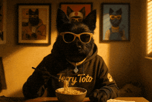 Home Eating GIF by Terry Toto