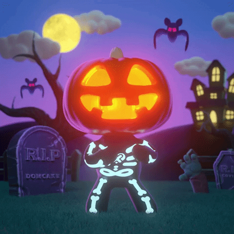 Trick Or Treat Dance GIF by DOMCAKE - Find & Share on GIPHY