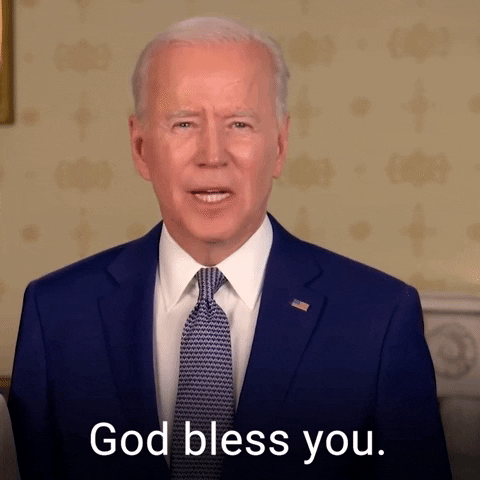 God Bless U Democratic Party GIF by Joe Biden