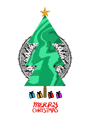 Happy Merry Christmas Sticker