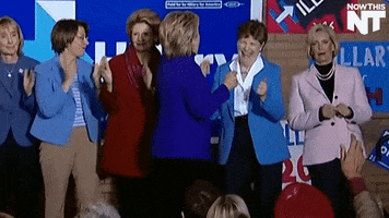 hillary clinton dancing GIF by NowThis 