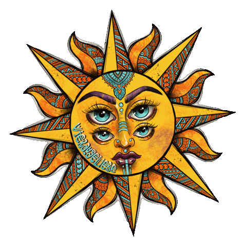 Hippie Sticker
