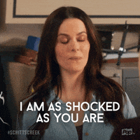 Shocked Pop Tv GIF by Schitt's Creek - Find & Share on GIPHY
