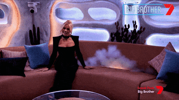 Shocked Lounge GIF by Big Brother Australia