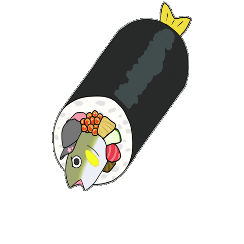 Sushi 魚 Sticker by Shimizukouen