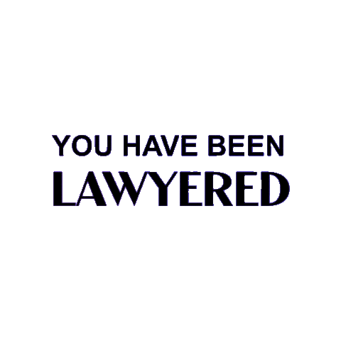 Lawyered AS Sticker