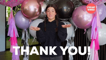 Thank You GIF by The Streamy Awards