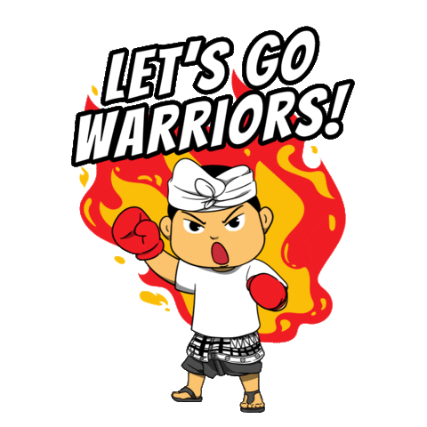 Jimbaran Warrior Boxing Sticker