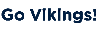 Vikings Sticker by Augustana University