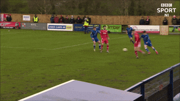 Goal Skill GIF by Cliftonville Football Club