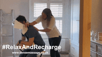 SenseMassageTherapy relax massage recharge chilled GIF