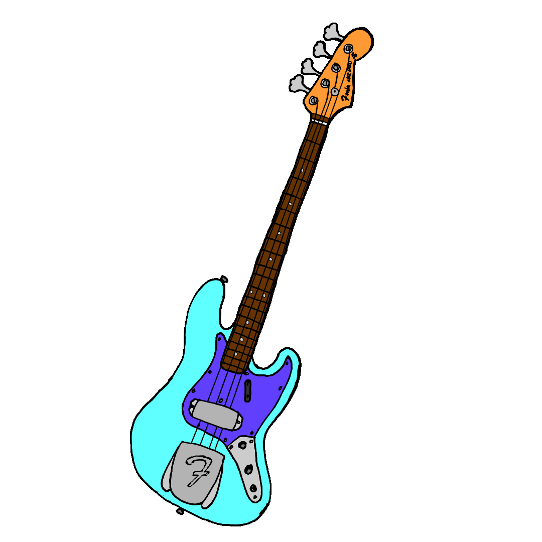 Guitar Bass Sticker by brokeguitars for iOS & Android GIPHY