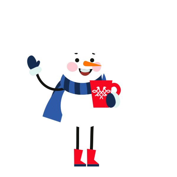 Snowman Praznici Sticker by Air Serbia