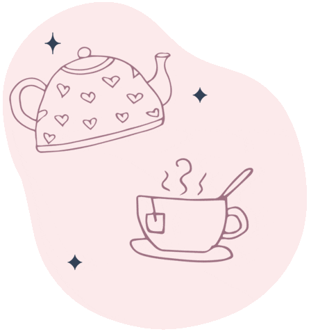 Teatime Sticker by Ta Prof de Lettres