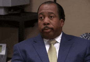 not amused the office GIF
