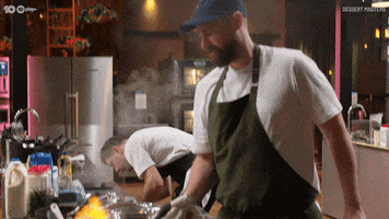 Fire Cooking GIF by MasterChefAU