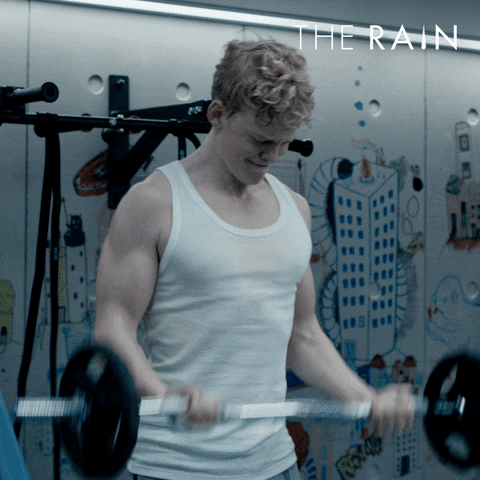 do you even lift the rain GIF by The Rain Netflix