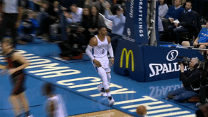 russell westbrook thunder GIF by NBA