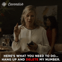 delete hang up GIF by CBC
