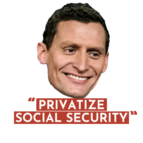Social Security Politics Sticker by American Bridge 21st Century