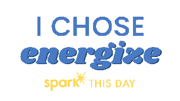 Spark Energize Sticker by sparkthisday