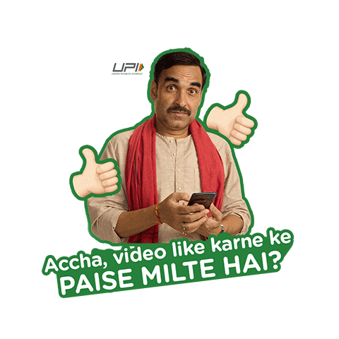 Pankaj Tripathi Thumbs Up Sticker by UPIChalega