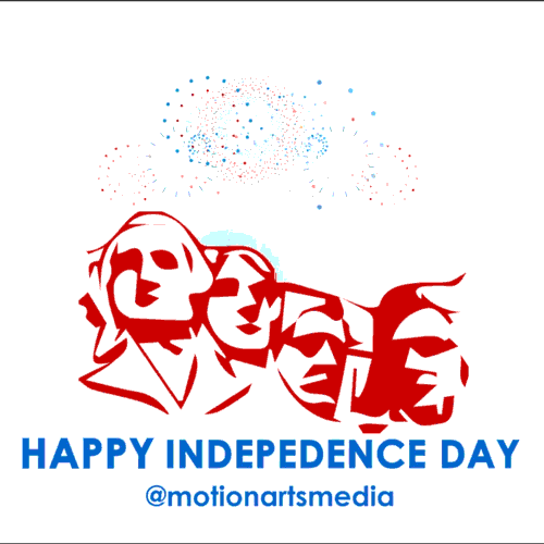 independence day animation GIF by motionartsmedia
