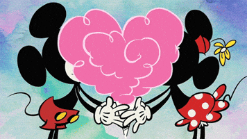 I Love You Kiss GIF by Mickey Mouse