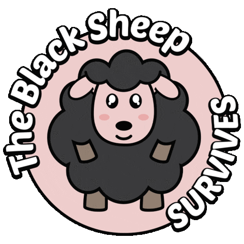 The Black Sheep Survives Sticker
