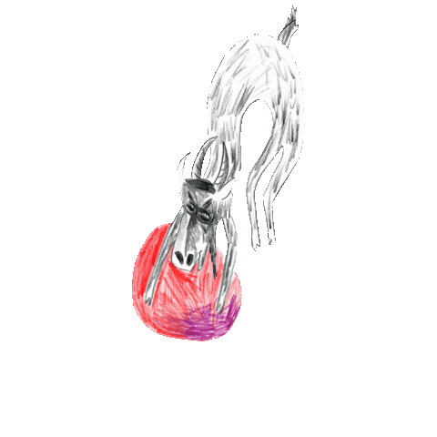 Art Goat Sticker by APPEL NOWITZKI