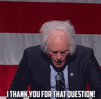 Bernie Sanders Thank You GIF by Leroy Patterson