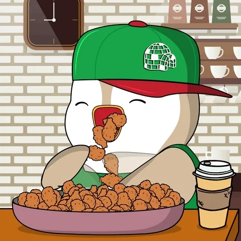 Hungry Bon Appetit GIF by Pudgy Penguins