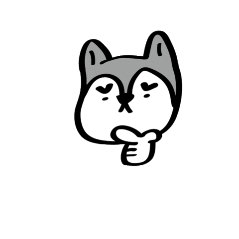 Confused Dog Sticker