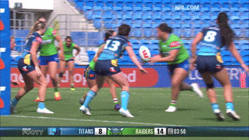 Womens Rugby League Nrl GIF by Canberra Raiders