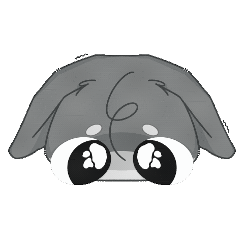 Sad Wolf Sticker