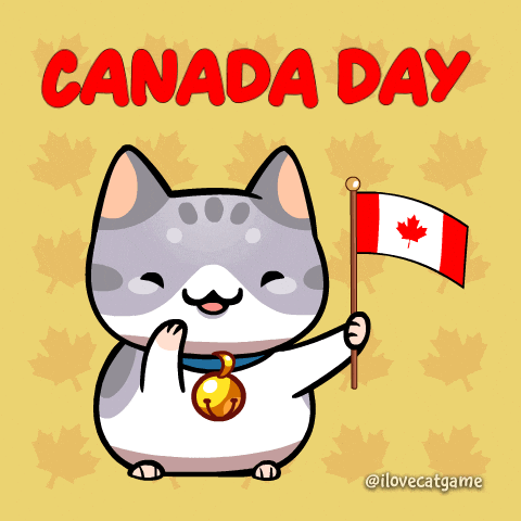 Celebrate Canada Flag GIF by Mino Games