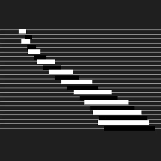 black and white perfect loop GIF