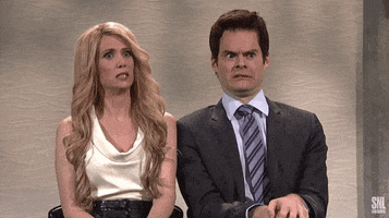 shocked bill hader GIF by Saturday Night Live