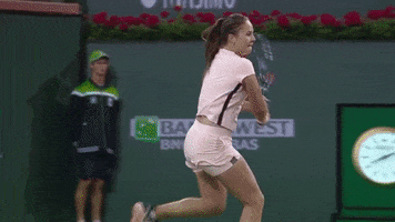 jumping womens tennis GIF by WTA