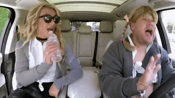 kellylawler britney spears james corden carpool karaoke GIF